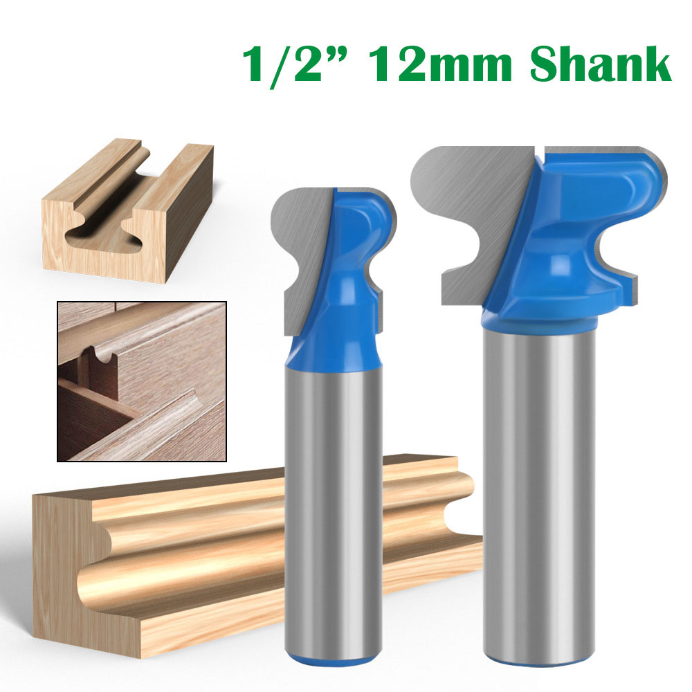 Woodworking Quotes - ดอกกัดไม้แบบสองฟัน ขนาด 1/2 นิ้ว (12.7 มม.)