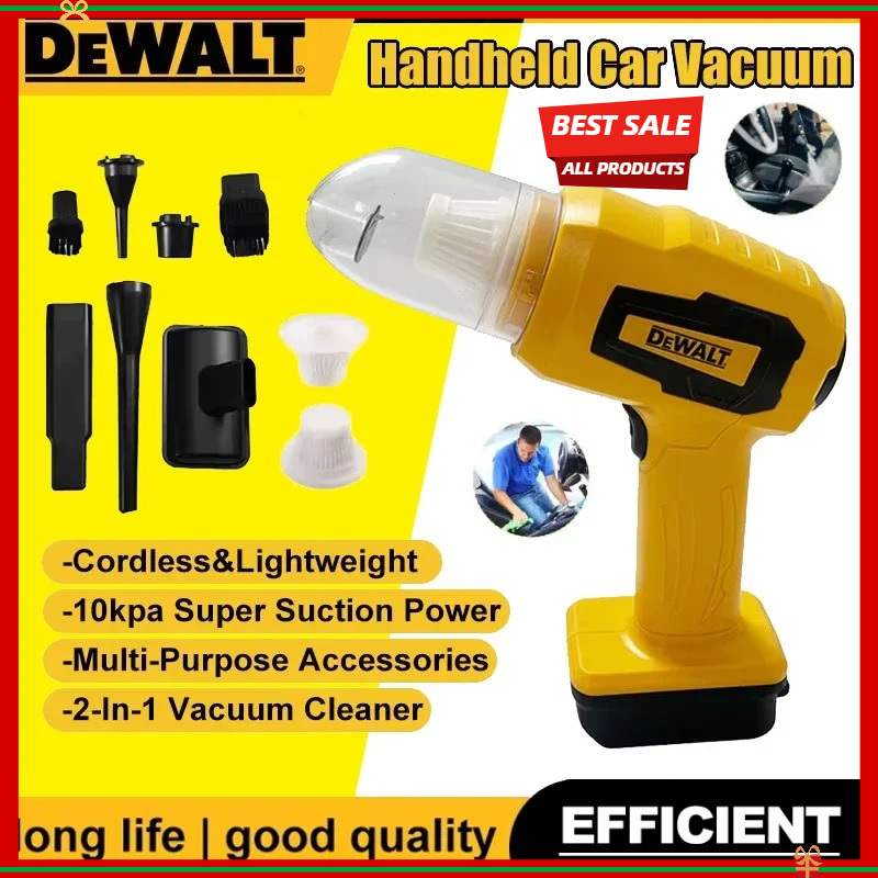 Woodworking Vacuum System - DEWALT เครื่องดูดฝุ่นในรถยนต์แบบมือถือ 10Kpa เครื่องดูดฝุ่นไร้สายและเครื่องเป่าลม เครื่องมือไฟฟ้า 18V