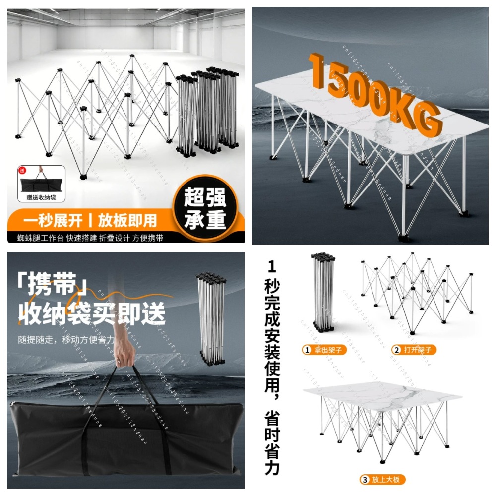 Workbench Woodworking - ขาตั้งโต๊ะทำงานแบบพับได้และยืดหดได้ ทำจากสแตนเลส สำหรับงานไม้และรองรับกระเบื้อง