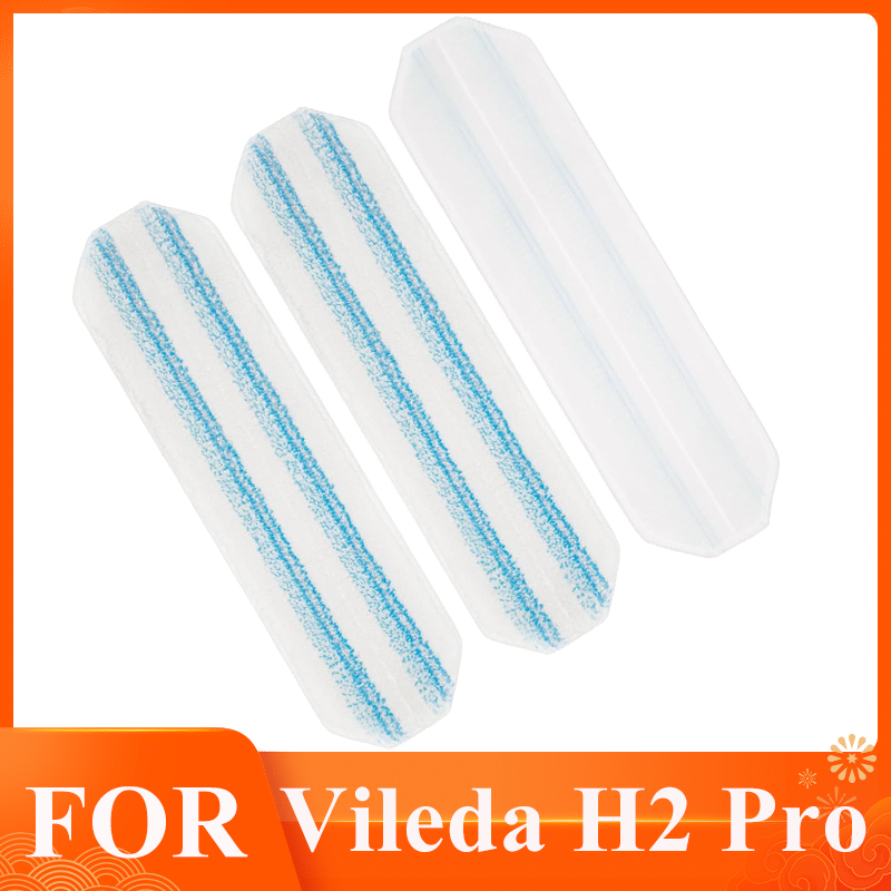 Woodworking Vacuum System - ผ้าขี้ริ้วทดแทนเหมาะสําหรับระบบม็อบแบบแบน Vileda H2prO, แผ่นม็อบไมโครไฟเบอร์แบบใช้ซ้ําได้แบบล้างทําความสะอาดได้ | ปลอดภัยบนพื้นไม้