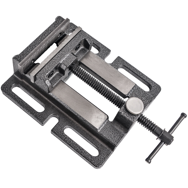 Woodworking Bench Vise - คีมปากแบนแบบปรับได้ คีมปากแบนแบบปรับได้ ความแม่นยำสูง พร้อมฐานหมุนสำหรับโต๊ะทำงาน 3-5 นิ้ว