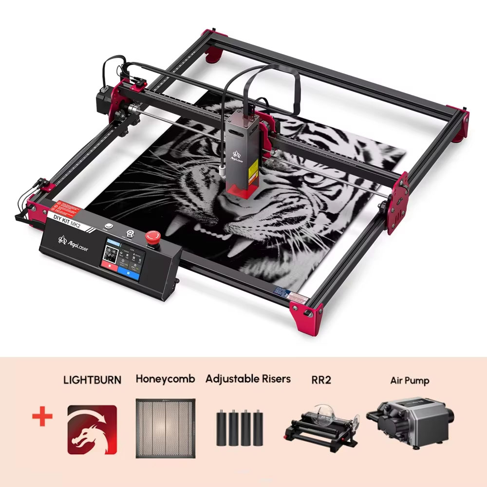 Woodworking Veneer Cutter - ชุดอุปกรณ์ Algolaser DIY KIT MK2 เครื่องตัดเลเซอร์