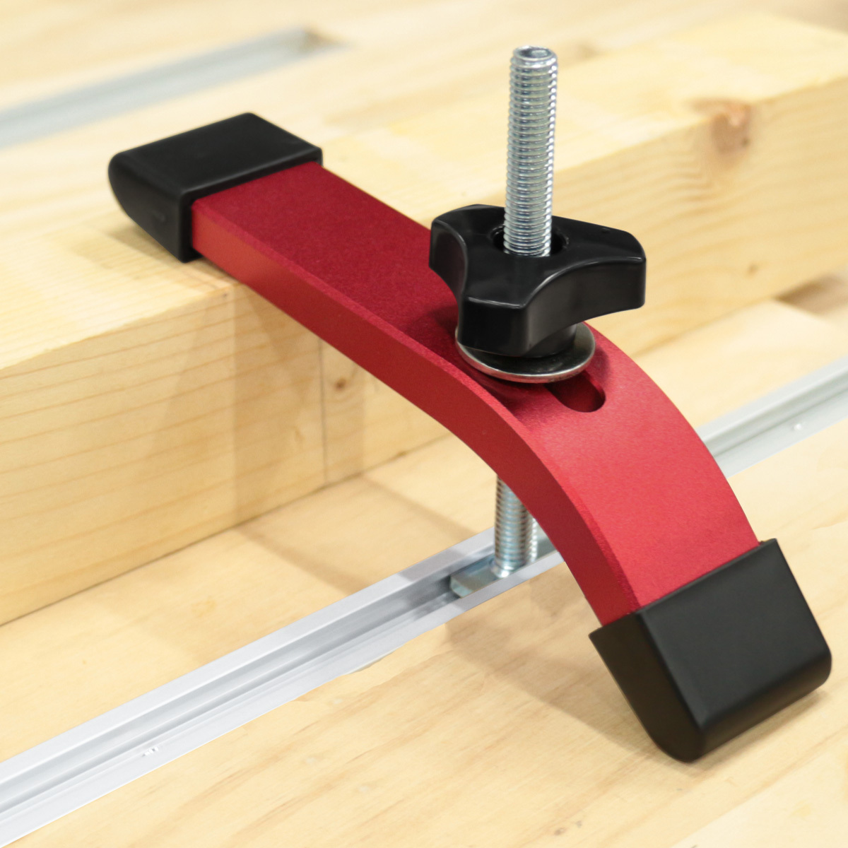 Woodworking Plans - งานไม้ตารางอลูมิเนียมอัลลอยด์ Quick Acting ค้างไว้ Clamps สําหรับ