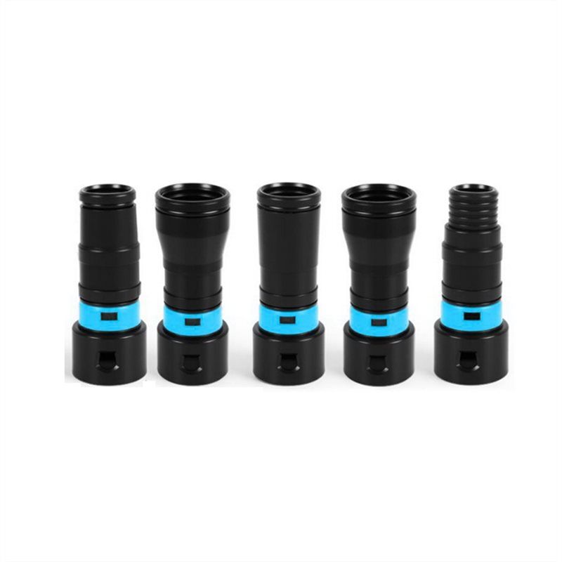 Woodworking Vacuum System - B69C สำหรับระบบท่อสุญญากาศ ชุดอะแดปเตอร์ท่อเก็บฝุ่น- ชุดอะแดปเตอร์ขยาย 5 ชิ้นเหมาะกับเครื่องมือไฟฟ้างานไม้ส่วนใหญ่