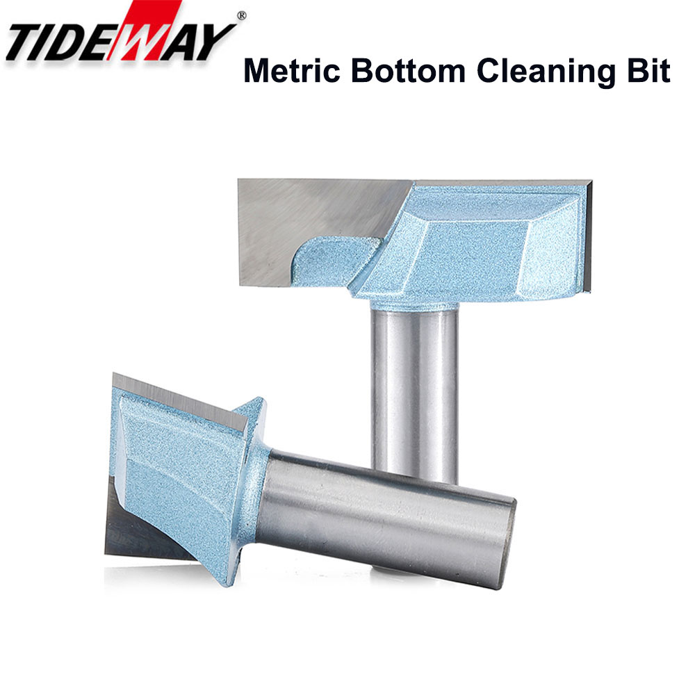 Woodworking Quotes - Tideway เกรดอุตสาหกรรมเมตริกด้านล่างทำความสะอาด Router บิตทังสเตนคาร์ไบด์งานไม้ Slotting 9-50Mm