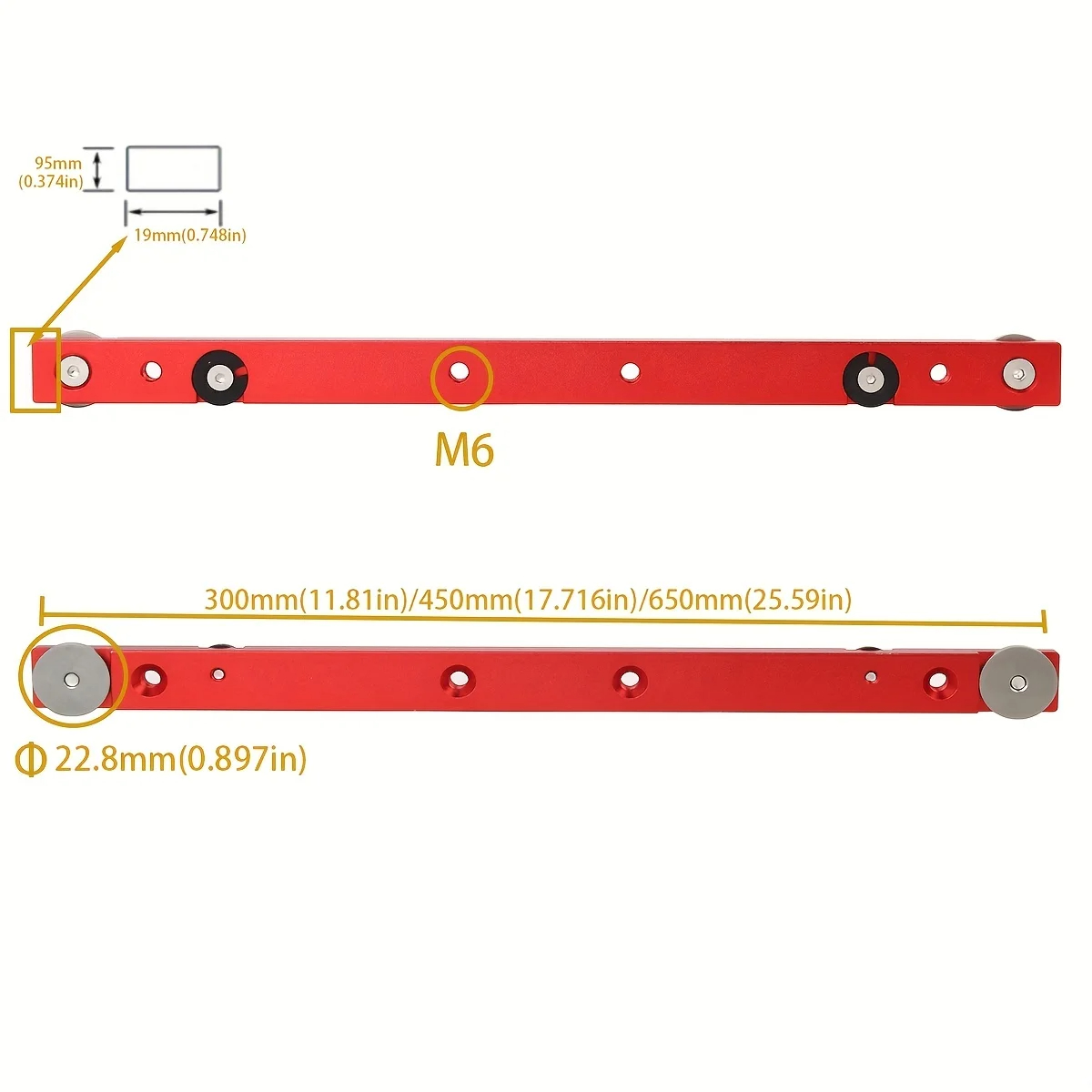 1 PC T-Tracks SLOT Miter Bar S - Woodworking Plans บทวิจารณ์และราคา