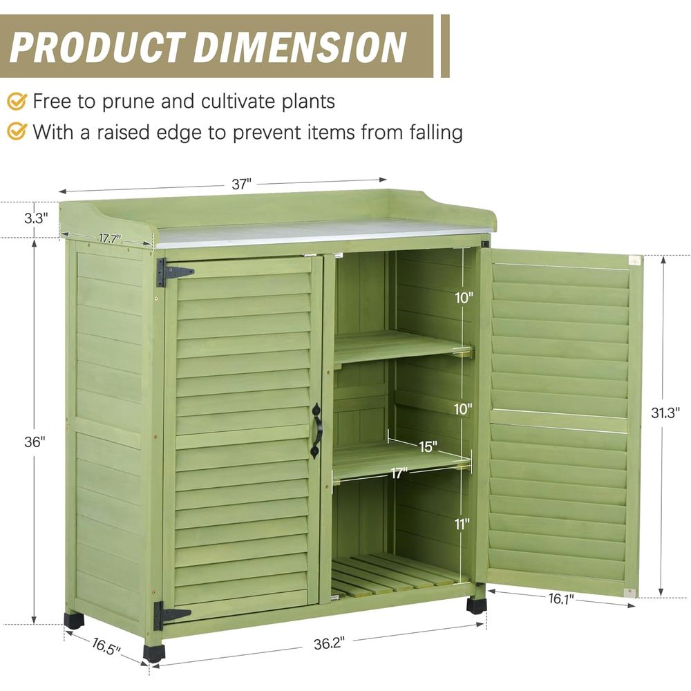 โต๊ะปลูกต้นไม้กลางแจ้งพร้อมท็อ - Workbench Woodworking บทวิจารณ์และราคา