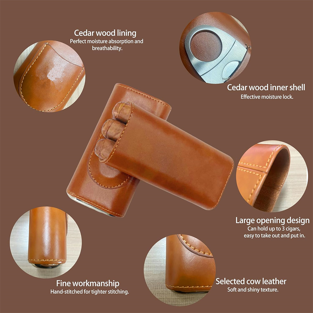 LMETJMA กล่องใส่ซิการ์หนัง 3 น - Woodworking Veneer Cutter บทวิจารณ์และราคา
