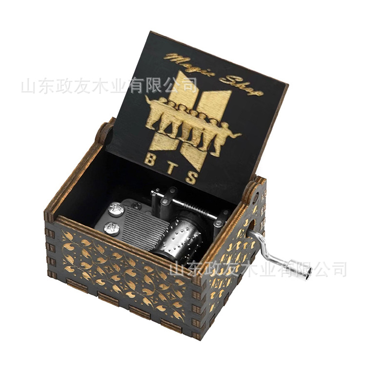 กล่องดนตรีไม้หมุนมือลายกราฟิก  - Woodworking Ideas บทวิจารณ์และราคา
