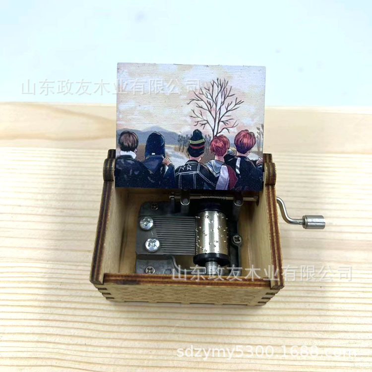กล่องดนตรีไม้หมุนมือลายกราฟิก  - Woodworking Ideas บทวิจารณ์และราคา