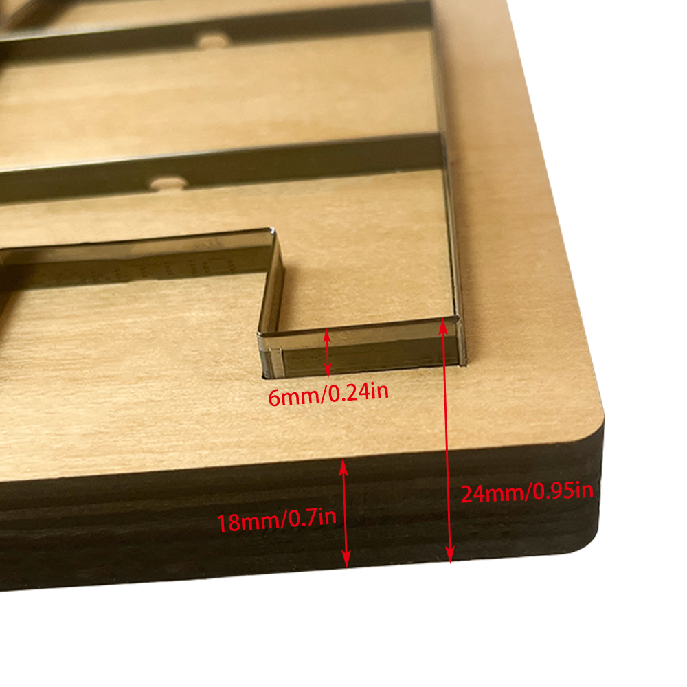 Custom Die เครื่องตัดมีดแม่พิม - Woodworking Veneer Cutter บทวิจารณ์และราคา