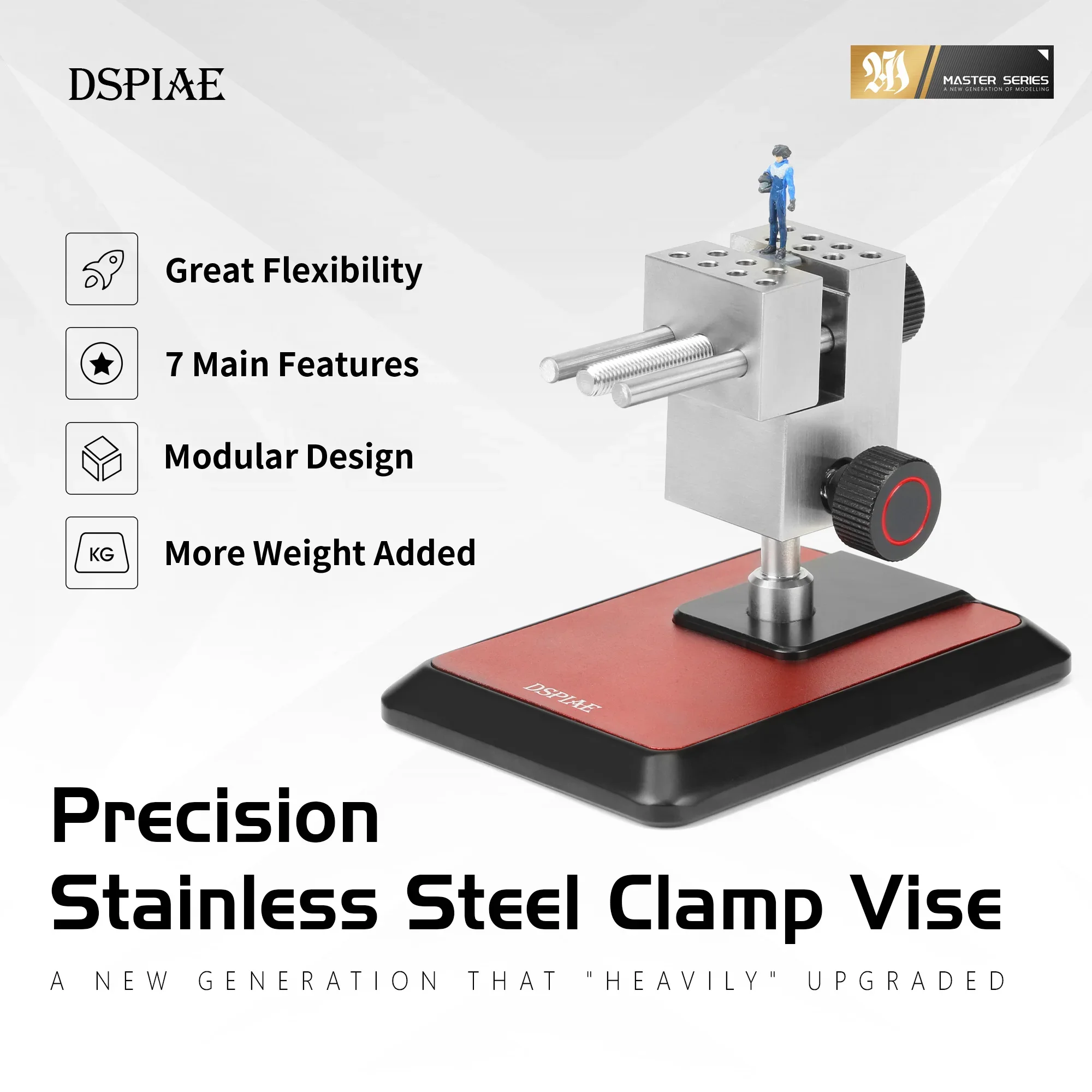 Dsapie ที่หนีบสแตนเลสแม่นยำแบบ - Woodworking Bench Vise บทวิจารณ์และราคา