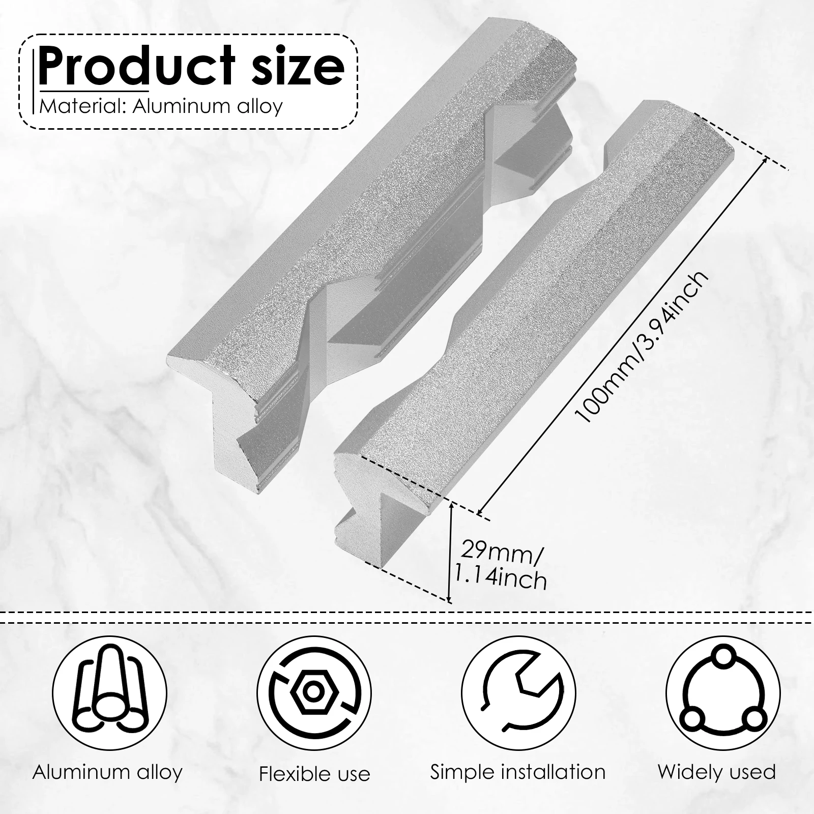 แผ่นป้องกันปากจับแม่เหล็กแบบ V - Woodworking Bench Vise บทวิจารณ์และราคา