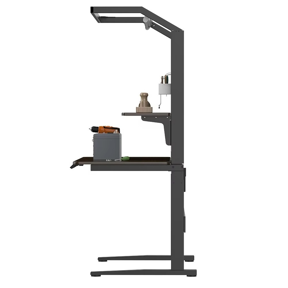 โต๊ะทำงานปรับระดับความสูงได้แบ - Workbench Woodworking บทวิจารณ์และราคา