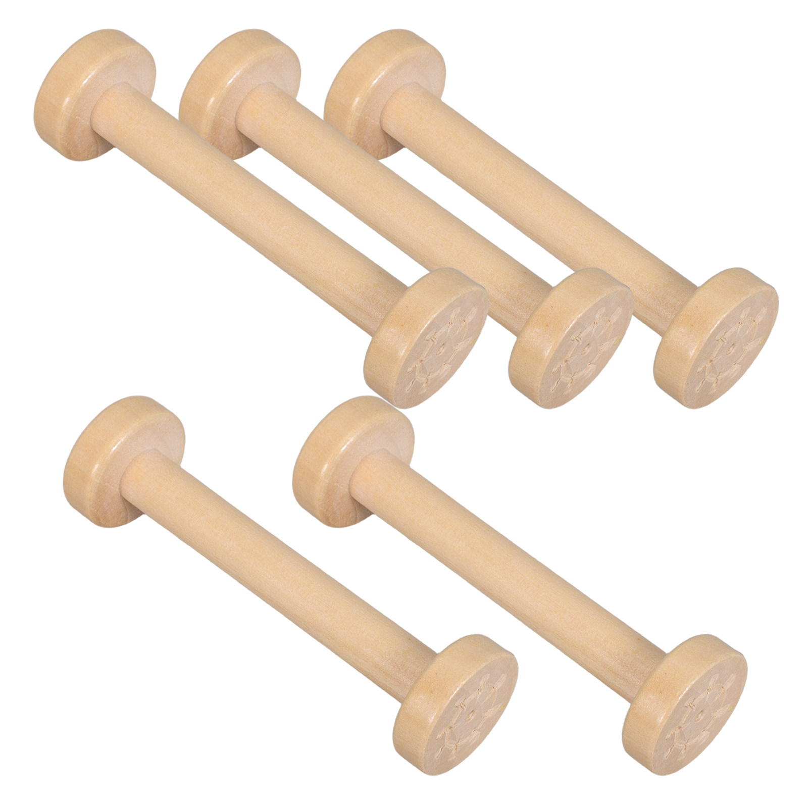 แกนม้วนไม้ 5 ชิ้น แบบธรรมชาติ  - Woodworking Ideas บทวิจารณ์และราคา