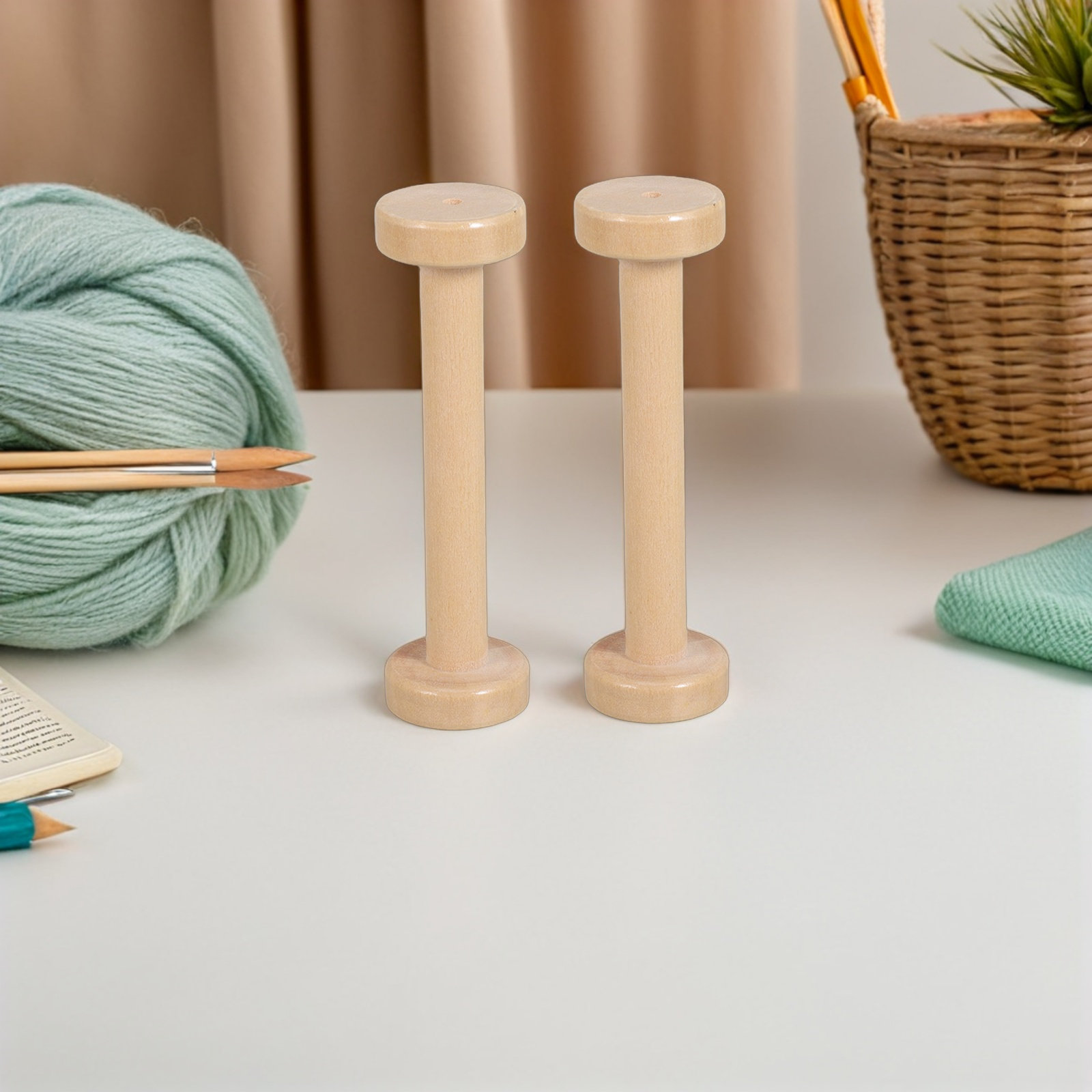 แกนม้วนไม้ 5 ชิ้น แบบธรรมชาติ  - Woodworking Ideas บทวิจารณ์และราคา