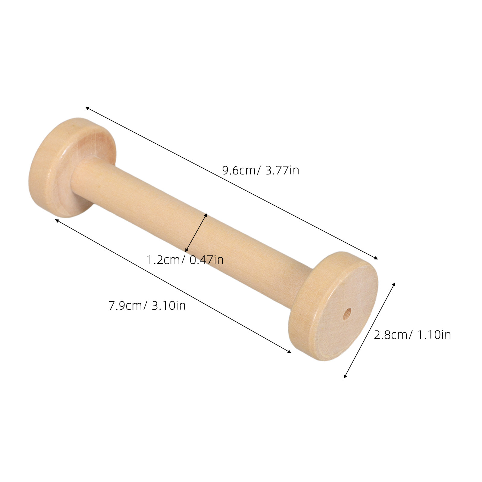 แกนม้วนไม้ 5 ชิ้น แบบธรรมชาติ  - Woodworking Ideas บทวิจารณ์และราคา