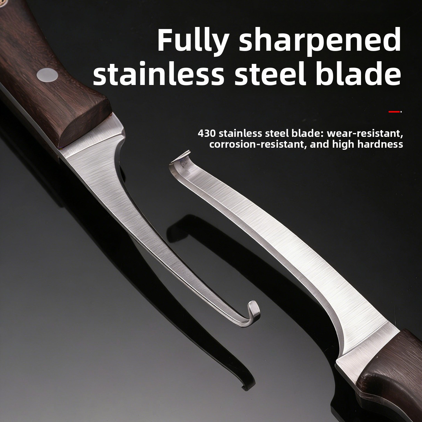 มีดตะขอเหล็กกล้าไร้สนิมความแข็ - Woodworking Ideas บทวิจารณ์และราคา