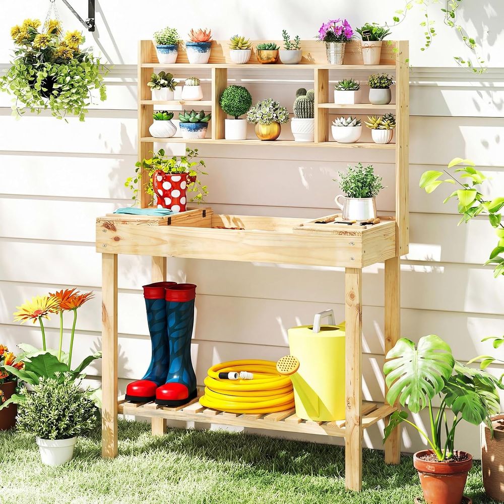 โต๊ะทำงานในสวน, โต๊ะทำงานไม้ขน - Workbench Woodworking บทวิจารณ์และราคา