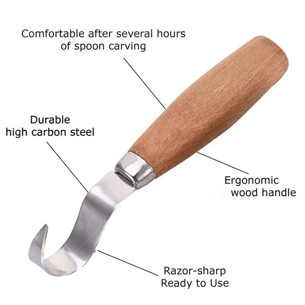 มีดแกะสลักไม้ WXCOO แบบโค้งมน  - Woodworking Ideas บทวิจารณ์และราคา