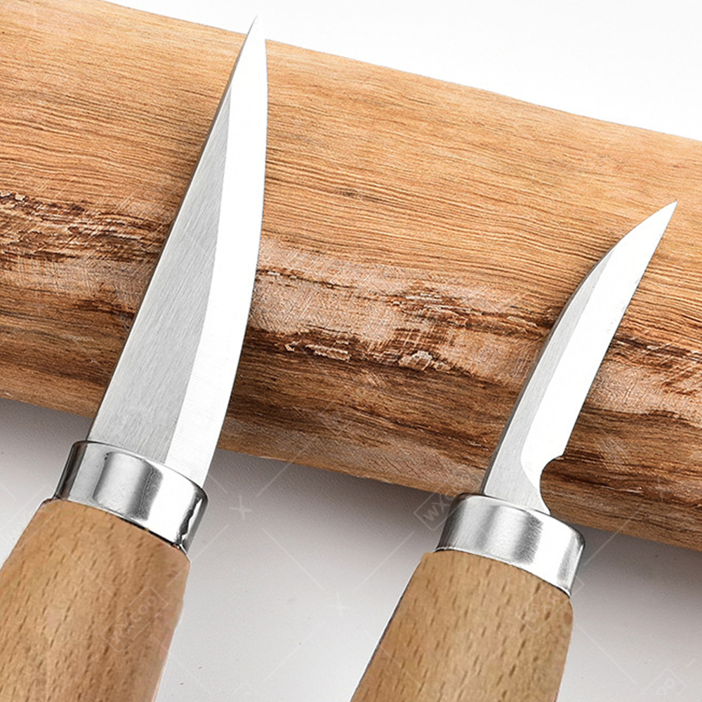 มีดแกะสลักไม้ WXCOO แบบโค้งมน  - Woodworking Ideas บทวิจารณ์และราคา