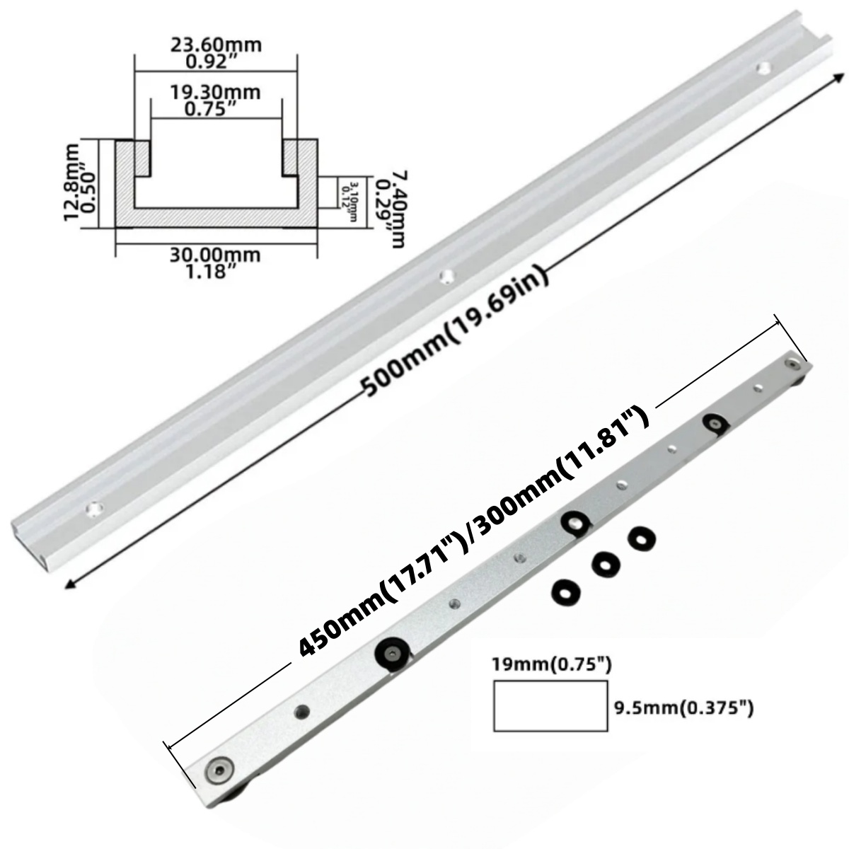 ชุดรางอลูมิเนียมอัลลอยด์แบบ T- - Woodworking Plans บทวิจารณ์และราคา