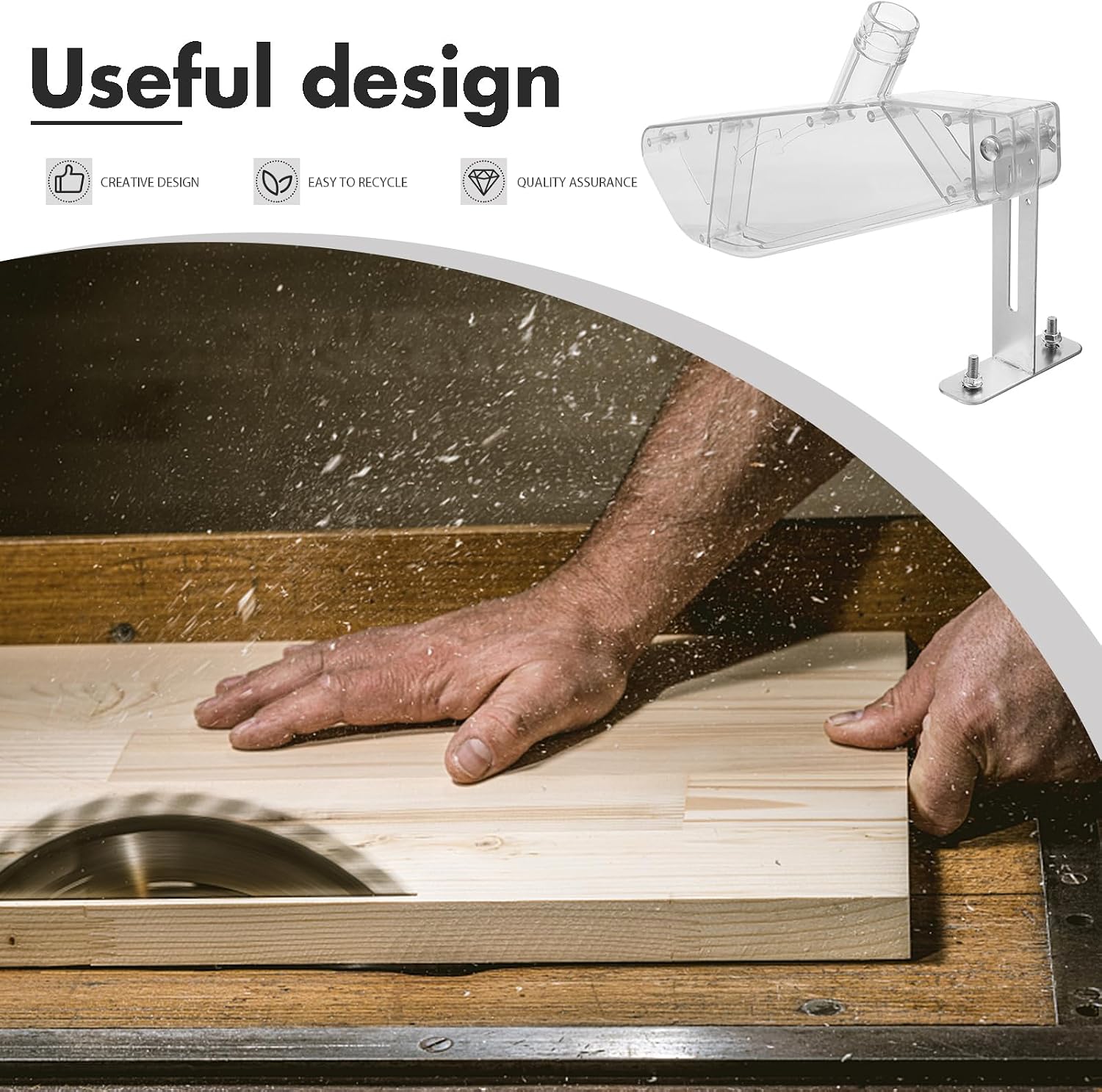 ฝาครอบป้องกันเครื่องเลื่อยวงเด - Woodworking Vacuum System บทวิจารณ์และราคา