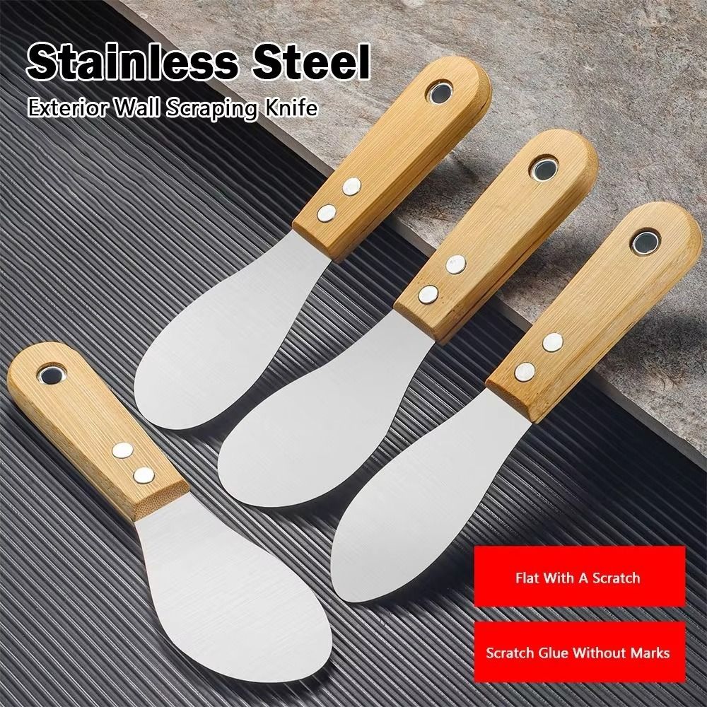 4 ชิ้น ที่ขูดกาวสแตนเลสแบบหนา  - Woodworking Glue บทวิจารณ์และราคา